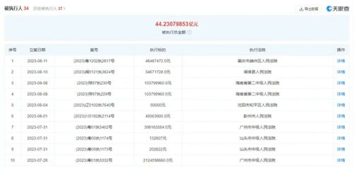恒大集團被強執(zhí)2.9億,累計被執(zhí)行44億